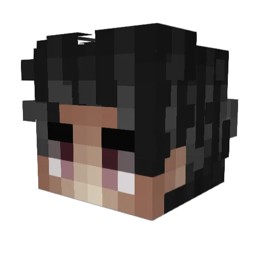 SweyZz_ Minecraft avatar head, 3D render