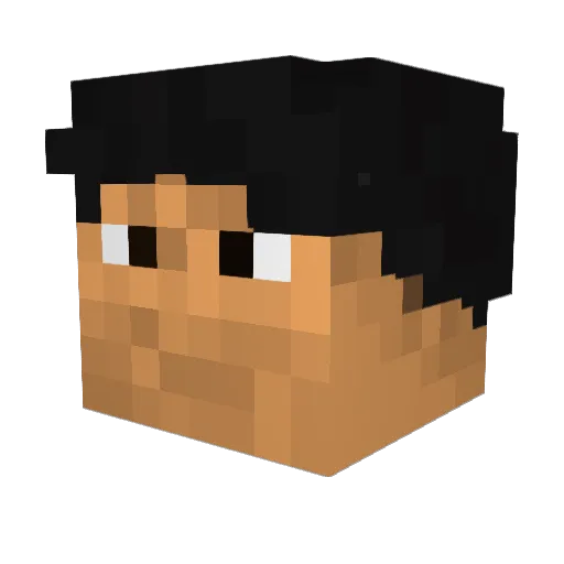 Swezzu__ Minecraft avatar head, 3D render