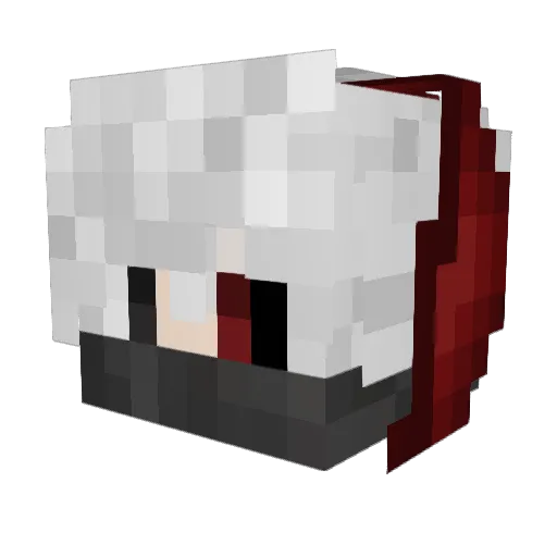 SwidozYT Minecraft avatar head, 3D render