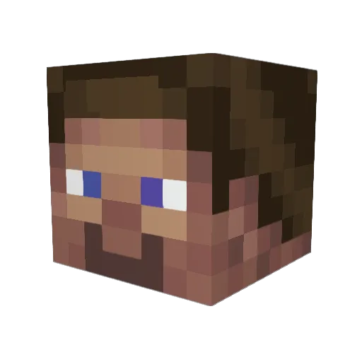 SwiftBud64 Minecraft avatar head, 3D render