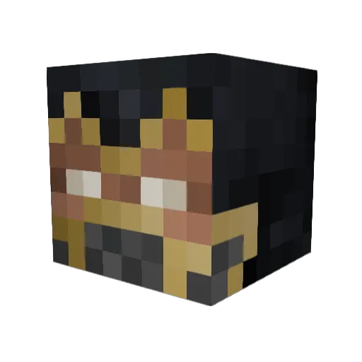 SwiftGhost Minecraft avatar head, 3D render