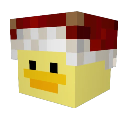 SwiftGrim Minecraft avatar head, 3D render