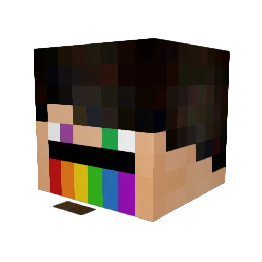 SwiftKaiser Minecraft avatar head, 3D render