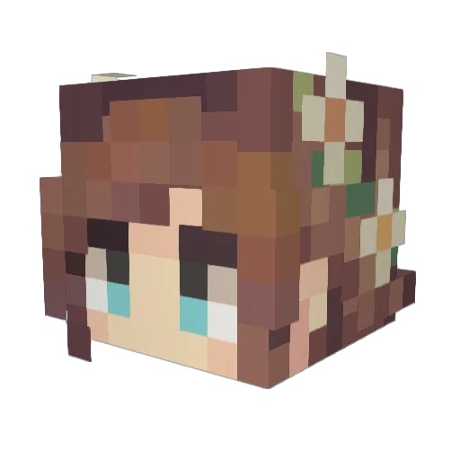 SwiftSmite Minecraft avatar head, 3D render