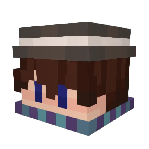 SwiftSneak Minecraft avatar head, 3D render
