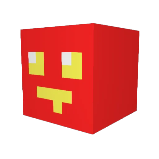 SwiftSpears Minecraft avatar head, 3D render