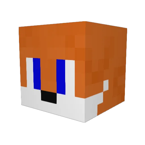 SwiftedMoney Minecraft avatar head, 3D render