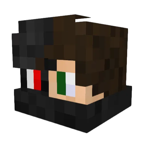 Swifters Minecraft avatar head, 3D render