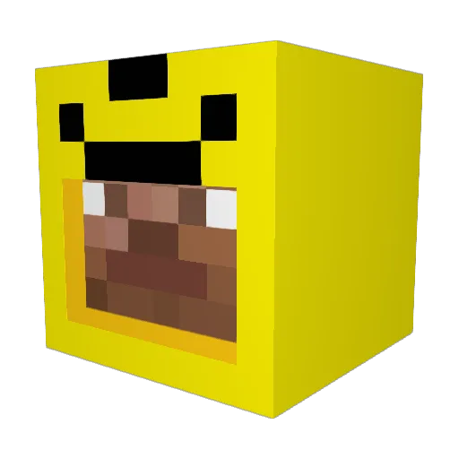 Swiftimpala Minecraft avatar head, 3D render