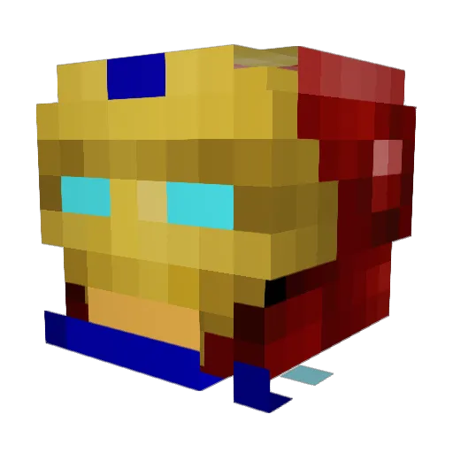SwiftnessNinja Minecraft avatar head, 3D render