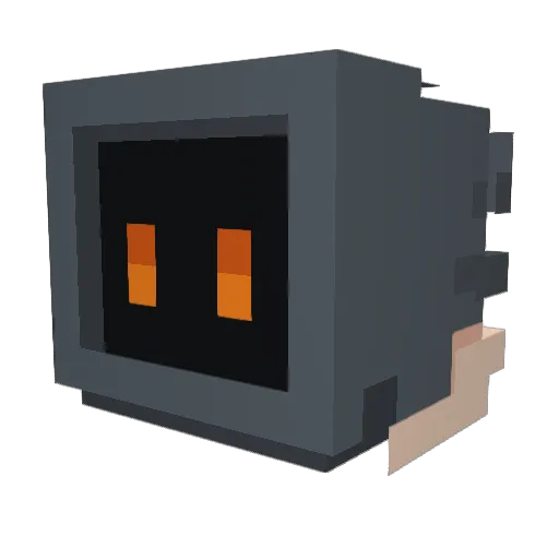 SwiftsonTwitch Minecraft avatar head, 3D render