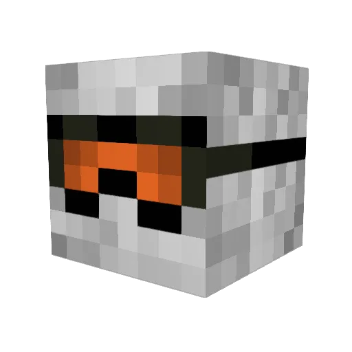 Swifty139 Minecraft avatar head, 3D render