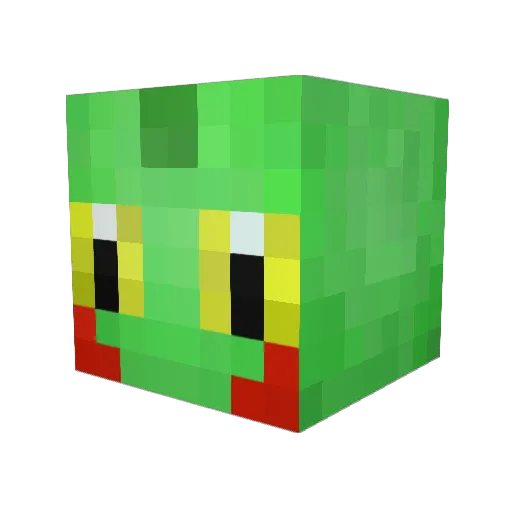Swifty570 Minecraft avatar head, 3D render