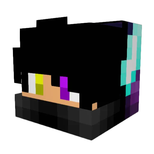 SwiftyIsSeggsy Minecraft avatar head, 3D render