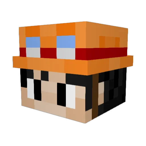 Swifty_0151 Minecraft avatar head, 3D render