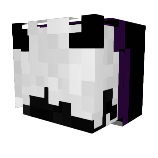 Swiftytheone Minecraft avatar head, 3D render
