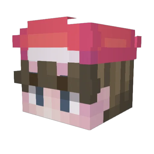 SwiggidyKyle Minecraft avatar head, 3D render