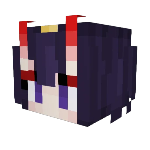 SwiggitySwootyy Minecraft avatar head, 3D render