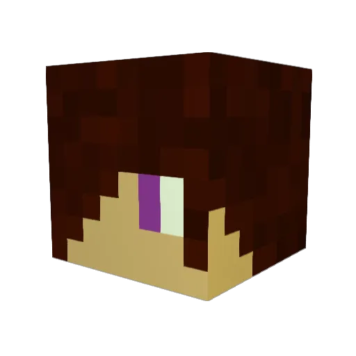 SwiggityWiggity Minecraft avatar head, 3D render