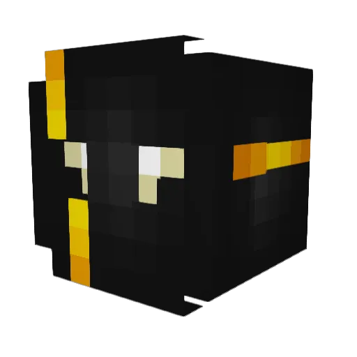 Swiipox Minecraft avatar head, 3D render