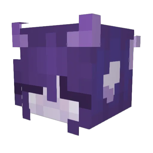 Swirlwonder Minecraft avatar head, 3D render