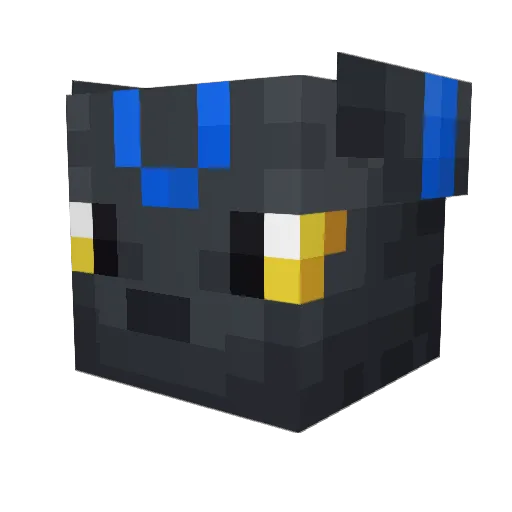 SwirlyDaze Minecraft avatar head, 3D render
