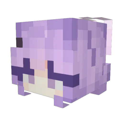 Swishbue Minecraft avatar head, 3D render