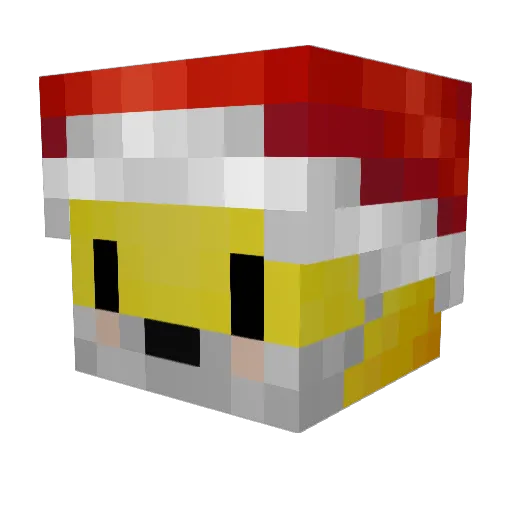 Swishdude Minecraft avatar head, 3D render