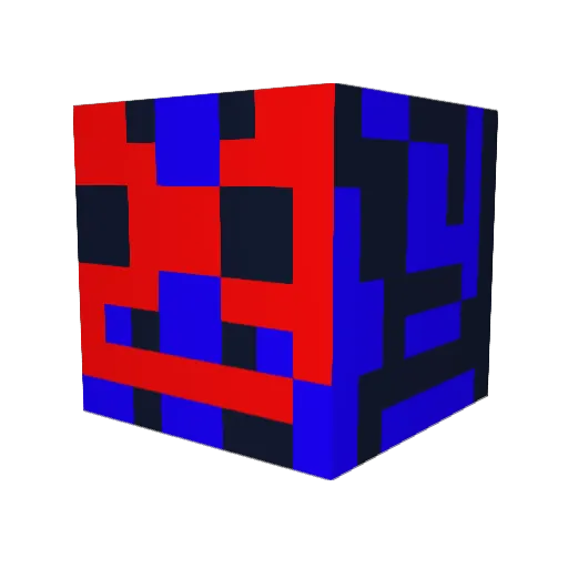 Swishyrissy Minecraft avatar head, 3D render