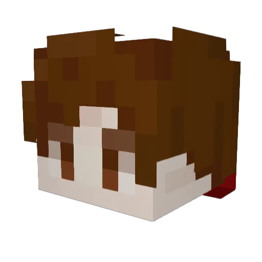 SwissSabre Minecraft avatar head, 3D render