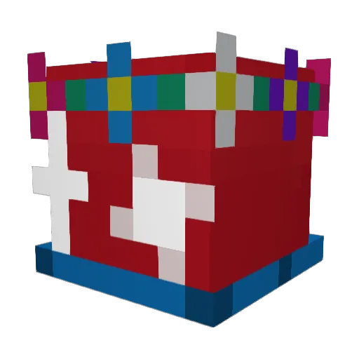 Swiss_Noodle Minecraft avatar head, 3D render