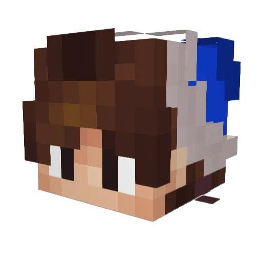 Swistak_bob Minecraft avatar head, 3D render
