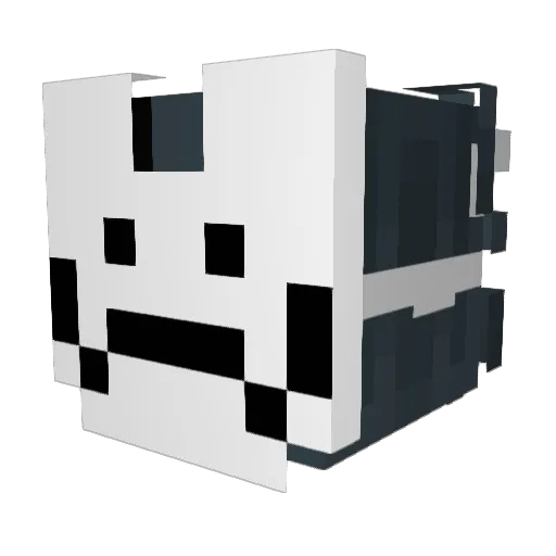 SwitchDeathz Minecraft avatar head, 3D render