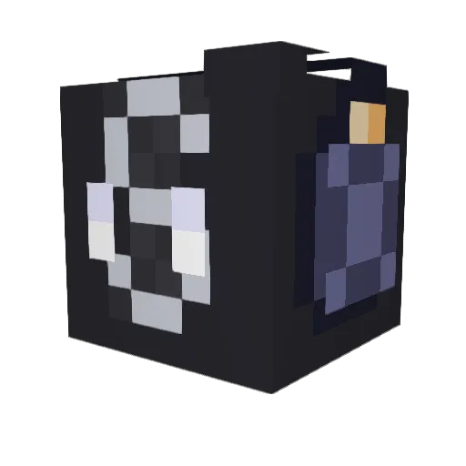 SwitchIGuess Minecraft avatar head, 3D render