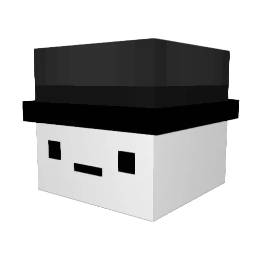 SwitchLT Minecraft avatar head, 3D render