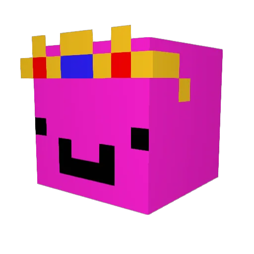 Switch_X Minecraft avatar head, 3D render