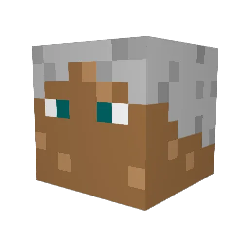 Switcher5 Minecraft avatar head, 3D render