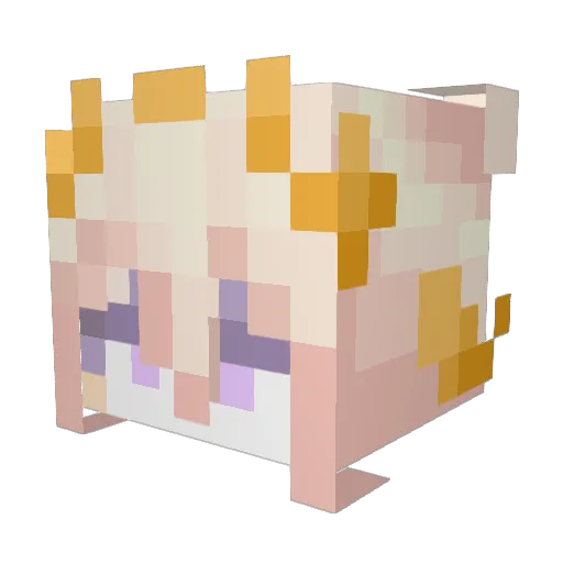 SwitcherCraft Minecraft avatar head, 3D render