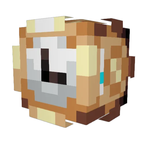 SwitchingAnt7 Minecraft avatar head, 3D render