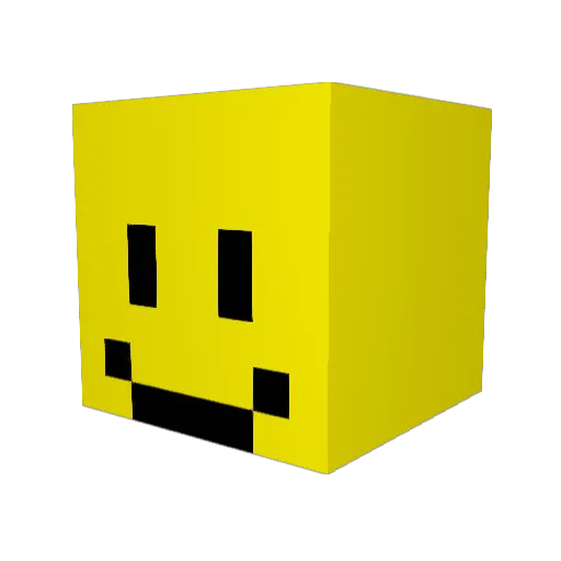 Switchphone Minecraft avatar head, 3D render