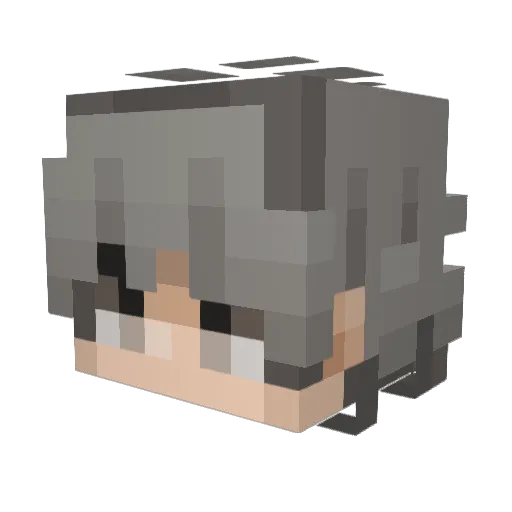 Switchy2 Minecraft avatar head, 3D render
