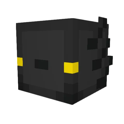 Switchz Minecraft avatar head, 3D render