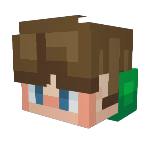 Swix_Ping Minecraft avatar head, 3D render