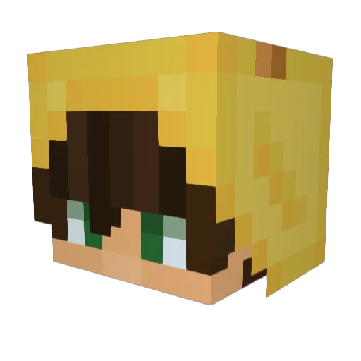 Swixo_ Minecraft avatar head, 3D render