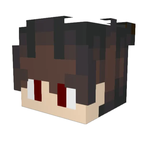 Swixxcl Minecraft avatar head, 3D render