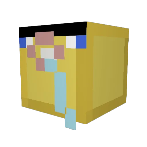 Swixy0_0 Minecraft avatar head, 3D render