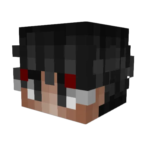 Swizox_ Minecraft avatar head, 3D render