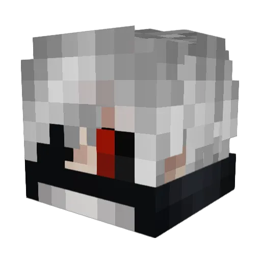Swizzle9 Minecraft avatar head, 3D render