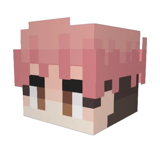 Swizzy1 Minecraft avatar head, 3D render