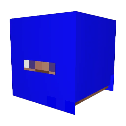 Swmr01 Minecraft avatar head, 3D render